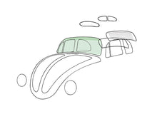 Load image into Gallery viewer, Volkswagen Beetle Windshield Green Sunshade Windows Volkswagen
