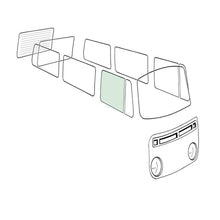 Cargar imagen en el visor de la galería, Volkswagen Bus Door Window Right Green Volkswagen
