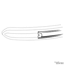 Cargar imagen en el visor de la galería, Volkswagen Bus Rubber Insert Deluxe Trim On Bumper Glass and Seals Volkswagen
