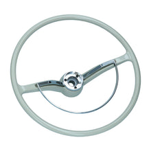 Cargar imagen en el visor de la galería, Volkswagen Karmann Ghia Steering Wheel With Horn Ring Silver Beige Karmann Ghia Volkswagen
