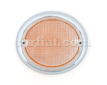 Load image into Gallery viewer, Volkswagen Bus 1963-67 Clear Silver Front Left Turn Light Lens Lights Volkswagen   
