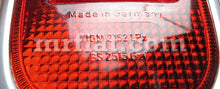 Load image into Gallery viewer, Volkswagen Bus 1962-71 Red Silver Reflector Tail Light Lens Lights Volkswagen
