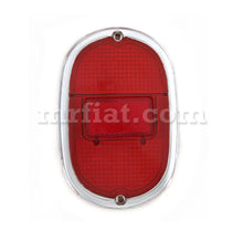 Load image into Gallery viewer, Volkswagen Bus 1962-71 Red Silver Reflector Tail Light Lens Lights Volkswagen
