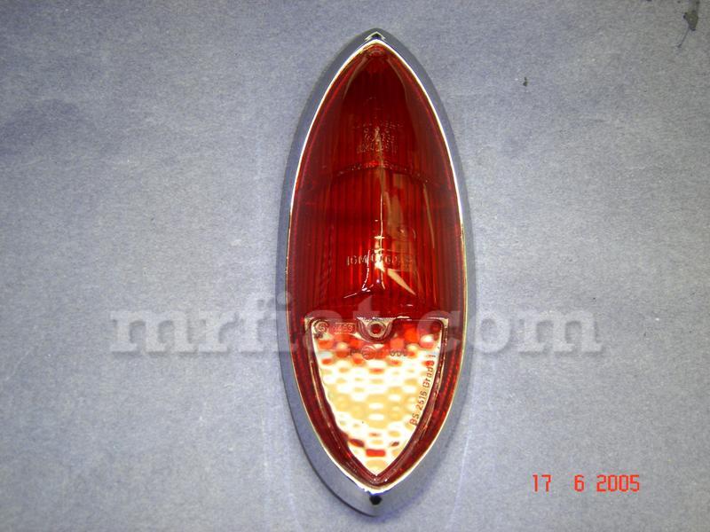 Volkswagen Karmann 1960-69 Red Silver Tail Light Lens Lights Volkswagen   