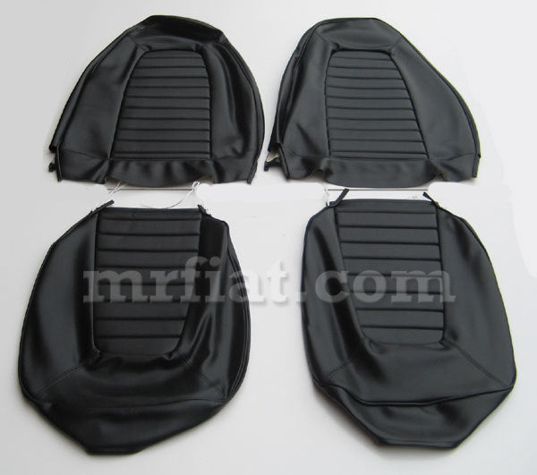 Fiat X1/9 Black Seat Covers Set Interior Fiat   