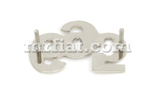 Load image into Gallery viewer, Fiat 500 695 Abarth Rear Trunk Script Abarth and Giannini Emblems Fiat   
