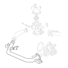 Load image into Gallery viewer, Volkswagen Bus Water Pipe Between Waterpump And Thermostat Housing, Stainless Steel Volkswagen
