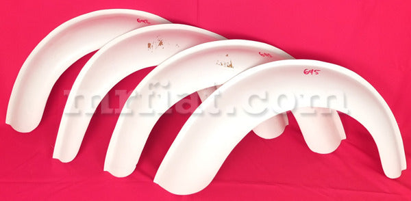 Fiat 500 4 cm Abarth 695 Fender Flares Kit Fiber Glass Fiat   