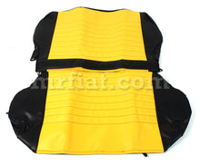 Load image into Gallery viewer, Fiat 600 Abarth Anatomical Yellow Seat Covers Interior Fiat   
