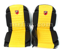 Load image into Gallery viewer, Fiat 600 Abarth Anatomical Yellow Seat Covers Interior Fiat   
