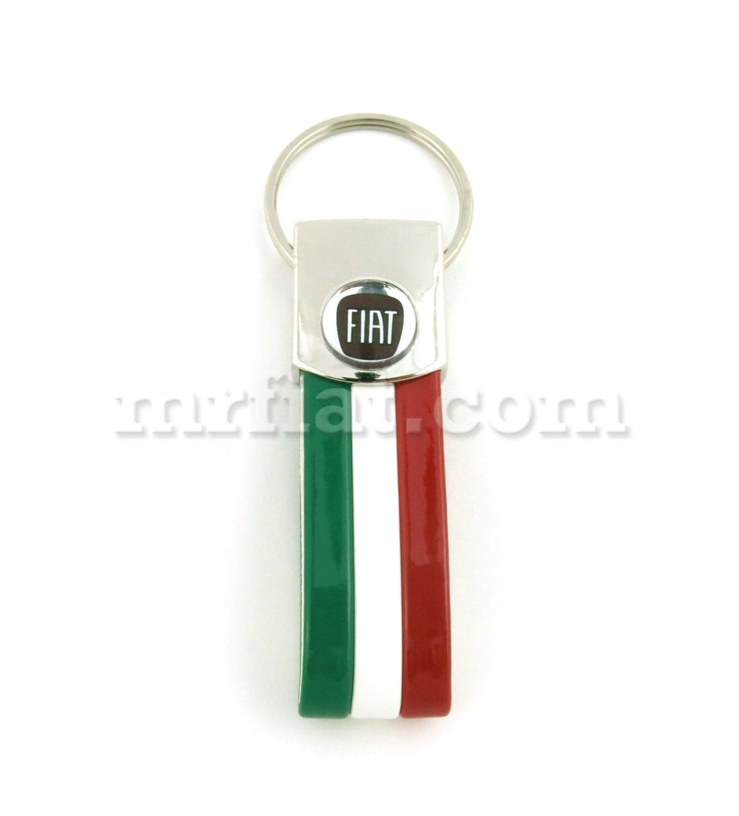 Fiat 500 Keychain Italian Flag Accessories Fiat