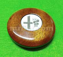 Load image into Gallery viewer, Alfa Romeo GT Junior Steering Wheel Center Cover Wooden Steering Wheels Alfa Romeo
