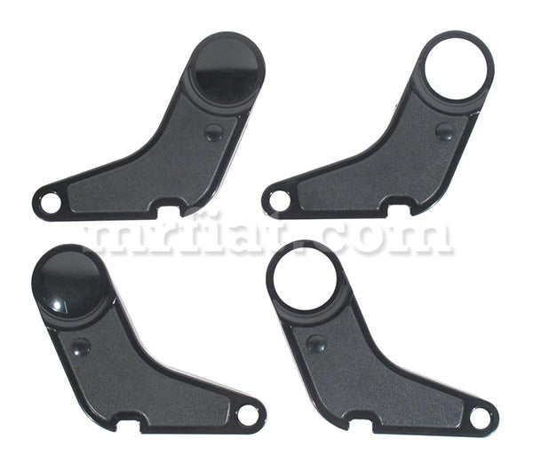 Fiat 124 Coupe Spider Complete Seat Adjuster Trim Cover Set Interior Fiat   