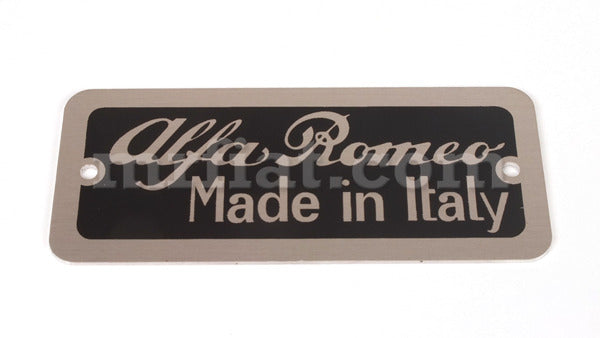 Alfa Romeo Giulietta Sprint Made in Italy Emblem Emblems Alfa Romeo   