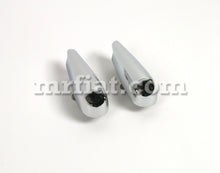 Cargar imagen en el visor de la galería, Alfa Romeo Touring 2000 Chromed Brass Roof Top Catch Set Roof Alfa Romeo   
