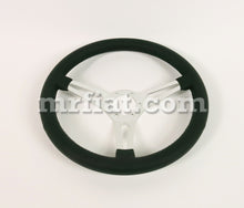Cargar imagen en el visor de la galería, Alfa Romeo Spider Classic 380 mm Leather 3 Spoke Dished Steering Wheel Steering Wheels Alfa Romeo
