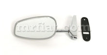 Cargar imagen en el visor de la galería, Alfa Romeo Alfetta Berlina Side View Embossed Trapezoidal Mirror OEM Accessories Alfa Romeo   
