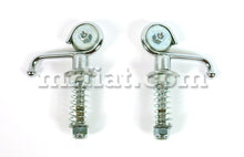 Load image into Gallery viewer, Alfa Romeo Front Hood Chrome Hook Set Engine Compartment Alfa Romeo
