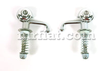 Load image into Gallery viewer, Alfa Romeo Front Hood Chrome Hook Set Engine Compartment Alfa Romeo
