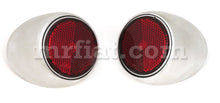 Load image into Gallery viewer, Alfa Romeo Giulietta Sprint Complete Red Reflector Tail Light Set Tapered Lights Alfa Romeo   
