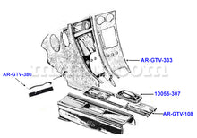 Load image into Gallery viewer, Alfa Romeo GT Junior GTV 1750 Center Console Wood Trim Interior Alfa Romeo   
