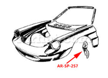 Load image into Gallery viewer, Alfa Romeo Spider Right Inner Front Fender Liner Rear 1966-94 OEM Body Panels Alfa Romeo   
