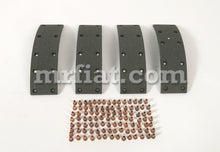 Cargar imagen en el visor de la galería, Alfa Romeo Giulietta Giulia Spider Front Brake Shoe 136553026 Lining Rivets Set Brakes Alfa Romeo   
