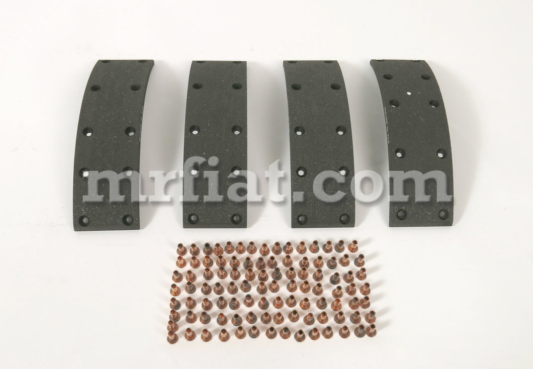 Alfa Romeo Giulietta Giulia Spider Front Brake Shoe 136553026 Lining Rivets Set Brakes Alfa Romeo   