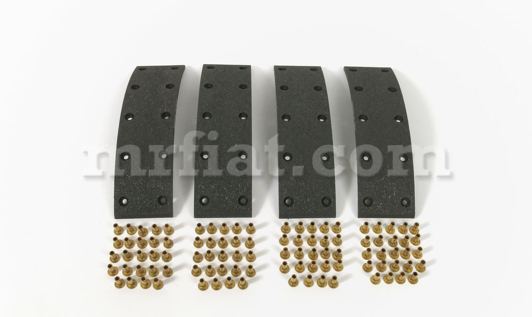 Alfa Romeo Giulietta Giulia Spider Front Brake Shoe 136553043 Lining Rivets Set Brakes Alfa Romeo   