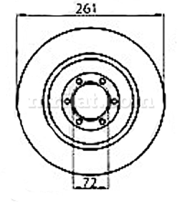 Alfa Romeo Alfetta GTV6 (116) Front Brake Disk Brakes Alfa Romeo   