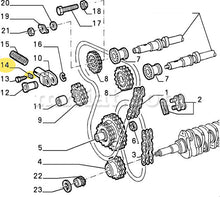 Cargar imagen en el visor de la galería, Alfa Romeo GT Junior GTV Chain Tensioner Lock Plate Engine Alfa Romeo   
