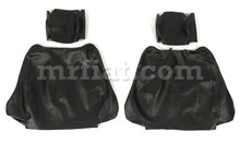 Load image into Gallery viewer, Alfa Romeo Alfetta GTV GTV6 Black Vinyl Seat Covers Set Interior Alfa Romeo   
