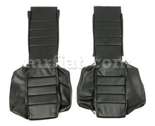 Cargar imagen en el visor de la galería, Alfa Romeo Alfetta GTV GTV6 Black Vinyl Seat Covers Set Interior Alfa Romeo
