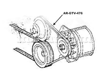 Load image into Gallery viewer, Alfa Romeo Alfetta Berlina GTV GTV6 Generator V Belt 10 x 825 Engine Alfa Romeo
