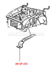 Cargar imagen en el visor de la galería, Alfa Romeo Spider Right Engine Side Panel Connection Plate OEM
