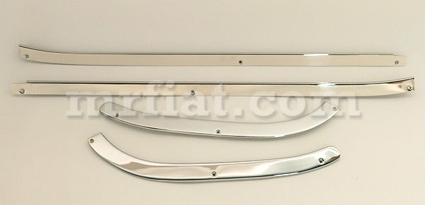 Alfa Romeo Giulia Giulietta Spider Chrome Door Aperture Trim Strip Set Doors Alfa Romeo   