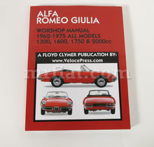 Cargar imagen en el visor de la galería, Alfa Romeo Giulia 1300 1600 1750 2000 Workshop Manual 1962-1975 Engine Alfa Romeo   
