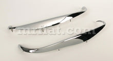 Load image into Gallery viewer, Alfa Romeo Giulietta Spider 750 1st Series Chrome Grill Eye Brow Set Emblems Alfa Romeo
