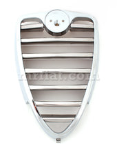 Load image into Gallery viewer, Alfa Romeo GT Junior GTV 1st Series Chrome Front Radiator Grill 1963-69 Emblems Alfa Romeo   
