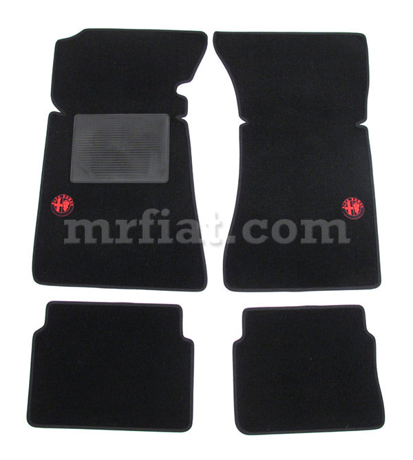 Alfa Romeo GT 1300 1600 Junior Floor Mat Set Hanging Pedals 1965-77 4 Pcs Interior Alfa Romeo   