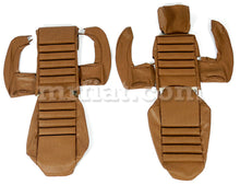 Cargar imagen en el visor de la galería, Alfa Romeo GT Junior GTV 1st Series Complete Dark Tan Seat Cover Set Interior Alfa Romeo
