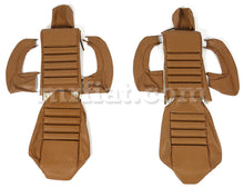 Load image into Gallery viewer, Alfa Romeo 1750 GTV American Type Dark Tan Seat Cover Set(models from 67-72) Interior Alfa Romeo
