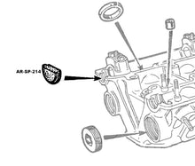 Load image into Gallery viewer, Alfa Romeo GT Junior GTV Half Moon Valve Cover Rubber Seal Glass and Seals Alfa Romeo
