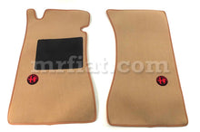 Load image into Gallery viewer, Alfa Romeo Spider 72-78 Tan Floor Mats Set Interior Alfa Romeo   
