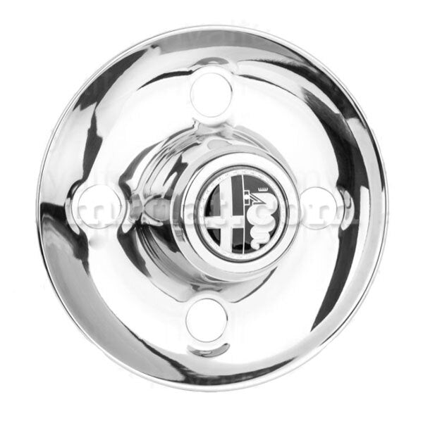 Alfa Romeo Spider Center Badge Polished Hubcap 1970-82 Rims Alfa Romeo   