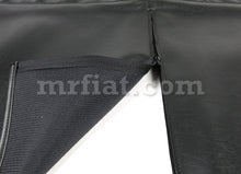 Load image into Gallery viewer, Alfa Romeo Spider Quadrifoglio Verde Black Soft Top Boot Cover 1986-89 Roof Alfa Romeo   
