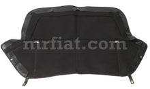 Load image into Gallery viewer, Alfa Romeo Spider Quadrifolgio Verde Black Soft Top Boot Cover Red 1986-89 Roof Alfa Romeo   
