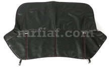 Load image into Gallery viewer, Alfa Romeo Spider Quadrifolgio Verde Black Soft Top Boot Cover Red 1986-89 Roof Alfa Romeo
