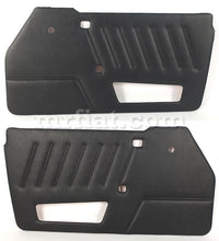 Load image into Gallery viewer, Alfa Romeo Spider Black Vinyl Front Door Panel Set 1990-93 Premium Quality Doors Alfa Romeo

