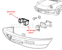 Load image into Gallery viewer, Alfa Romeo Spider Front Bumper Mounting Bracket Left 1983-93 Body Panels Alfa Romeo   
